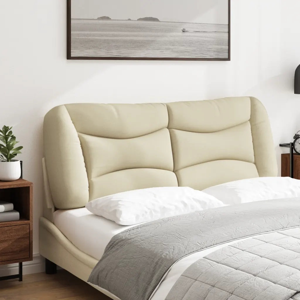 Cuscino Testiera Hvar Crema 140 cm in Tessuto CFW5956140