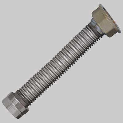 FLESSIBILE INOX PER CONTATORI GAS  F 3/4 X F 1.1/4 170 mm     MADE IN ITALY