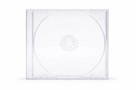 Set di Custodie per CD a 50 - Singole Coperture - Protezione Chiara - Risparmio di Spazio - Per CD/DVD/Blu-ray - Progetto Duraturo - Archiviazione dei Media