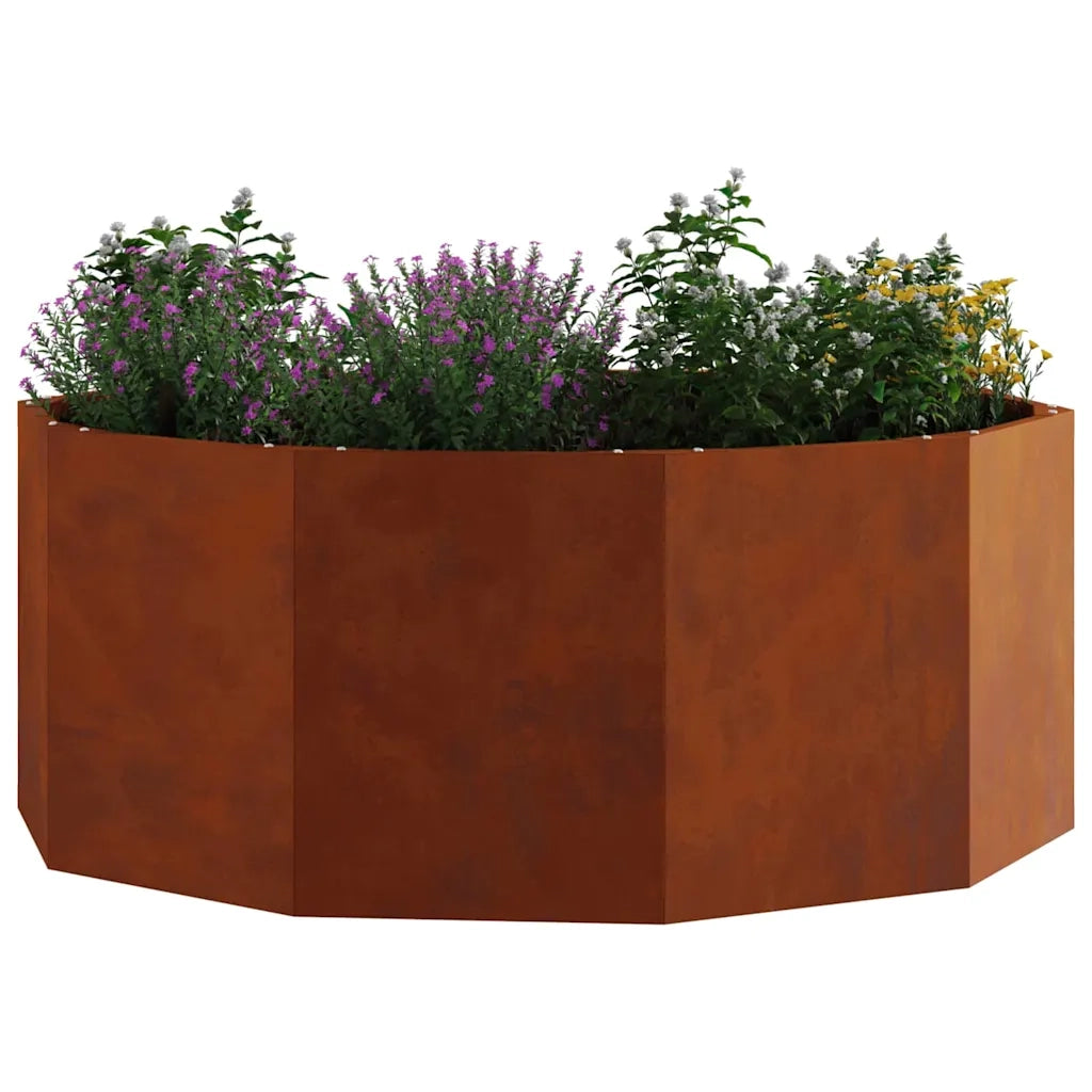 Fioriera Ruggine-Vaso-Contenitore per Piante 90 x 90 x 35 cm