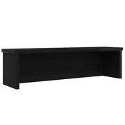 Scaffale da Cucina Impilabile Nera 60x15x16 cm in Truciolato