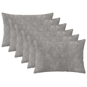Federa 6 pcs HEERLEN Grigio Chiaro 50 x 80 cm 912030