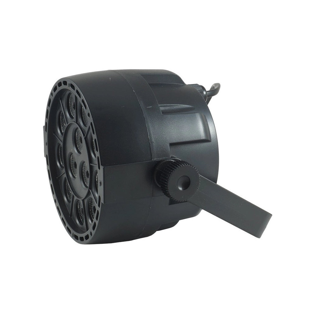 Trade Shop - Faretto Proiettore Effetto Luce Dmx 512 Flat Par Light Rgbw 12 Led 30w -