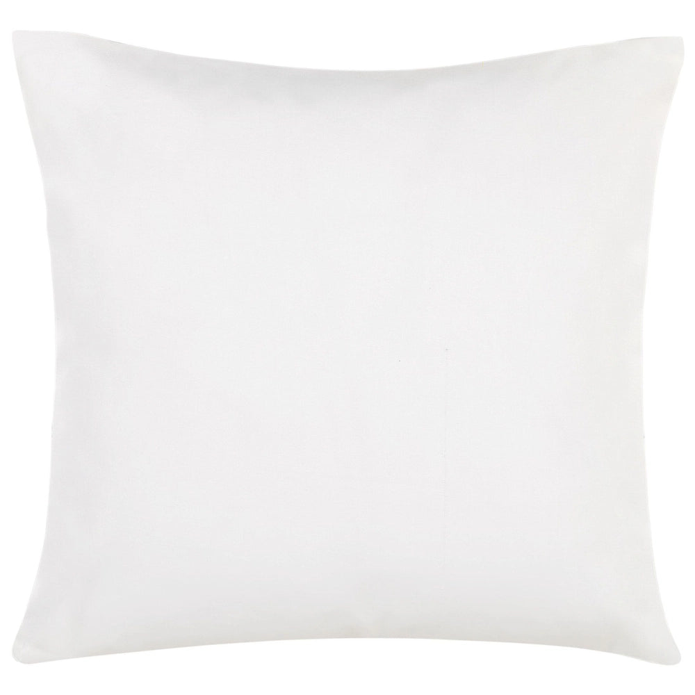 Cuscino da Giardino Motivo Geometrico a Triangoli Bianco e Blu 45 x 45 cm