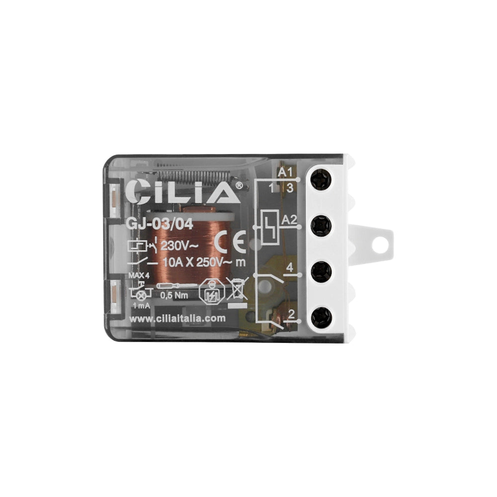 Interruttore a Impulsi Rele Elettromeccanico ¨C zephmum ¨C Bianco 230V 10A 2NO