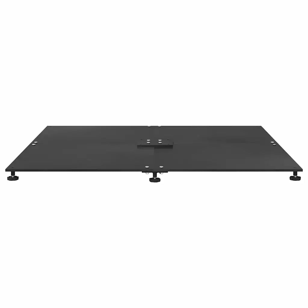 Base per ombrellone Nero 100 x 100 x 4 cm Acciaio CFW8396800