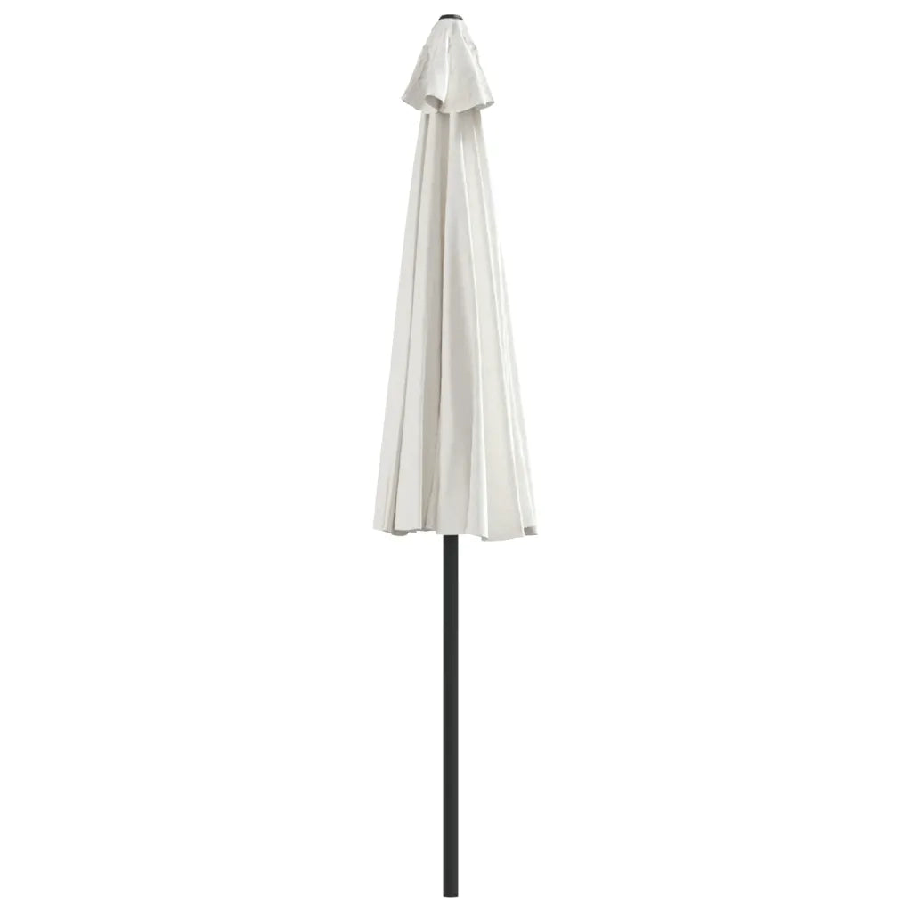 Ombrellone Balcone Palo in Alluminio Sabbia 270x144 cm a Metà 44587
