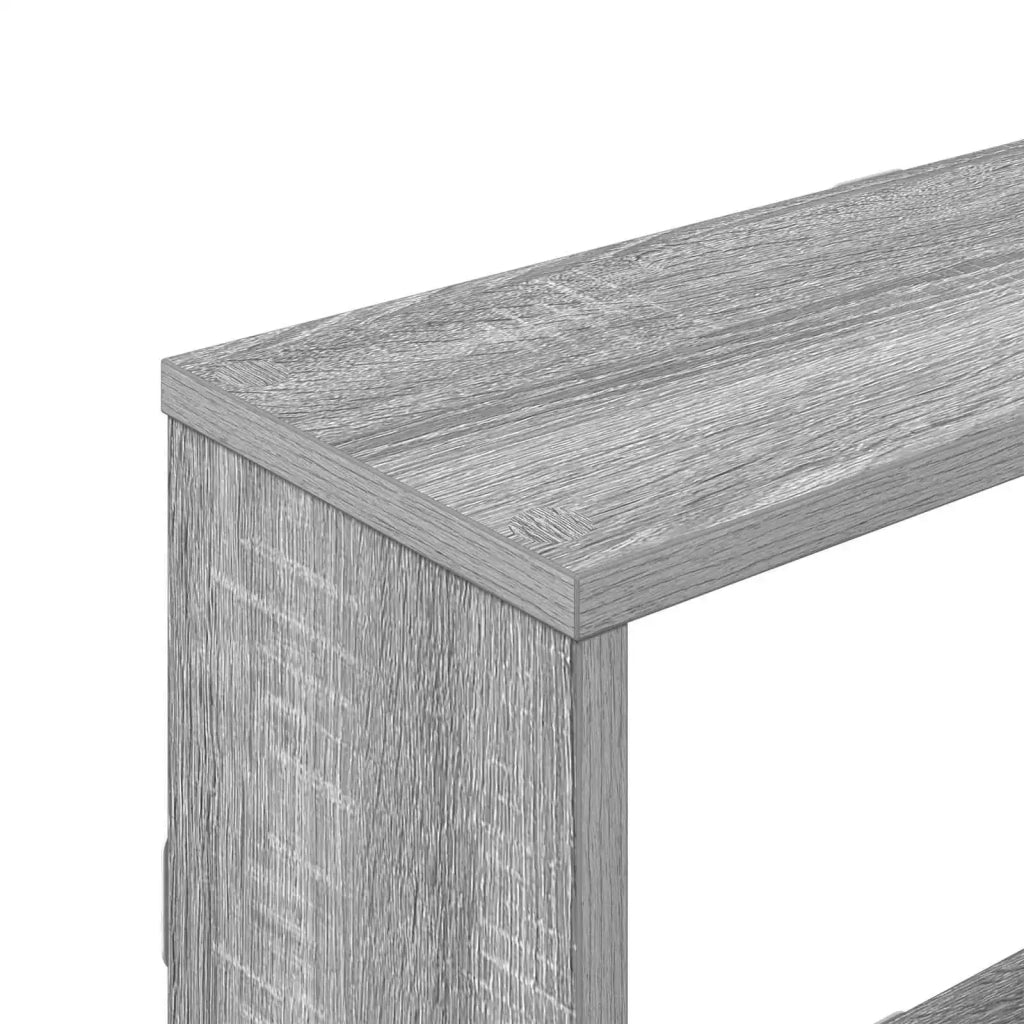 Scaffale da parete Sonoma grigio 122 x 18 x 60 cm 8012185