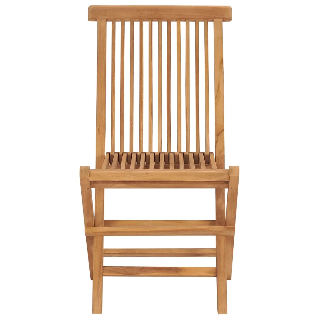 Sedie da Giardino Pieghevoli 6 pz in Legno Massello di Teak cod mxl 10344