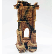 Trade Shop - Colonna Romana Arco Rocciosa 5.5x4x11cm Ornamento Acquario Decorazioni Pietra -