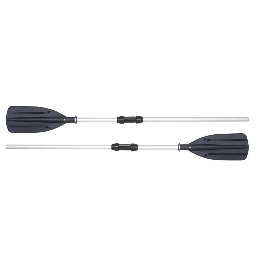 Trade Shop - Coppia Remi Pagaia Asta In Alluminio Raccordi Pale Per Gommone Da 145/218 Cm 62064 -
