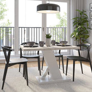 Litopa, Tavolo Fisso 6 Posti, 138x90x76h cm Bianco Marmo