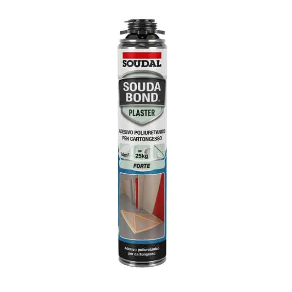 ADESIVO POLIURETANICO 'SOUDABOND PLASTER' SOUDAL 750 ml - Pistola - SOUDAL