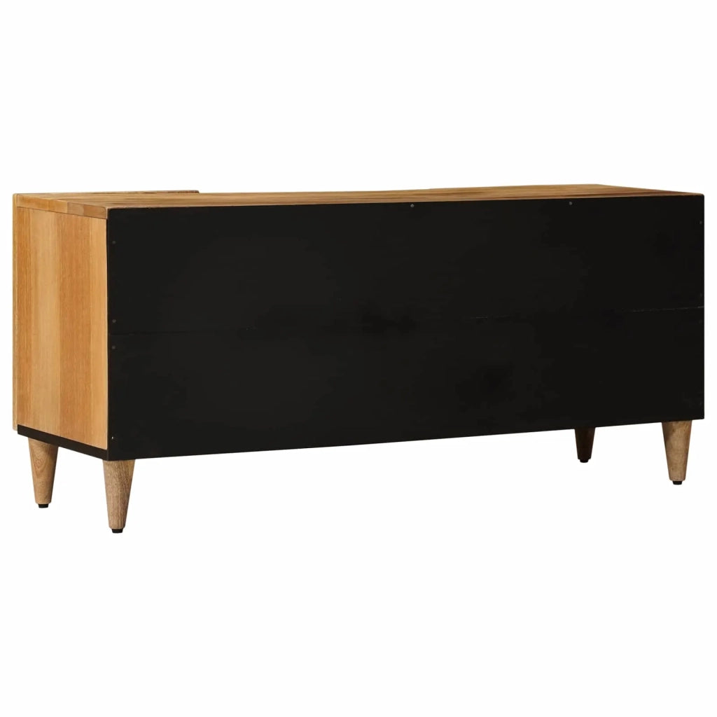 Mobile TV-Credenza per TV Naturale 105 x 33 x 46 cm Legno di mango massello