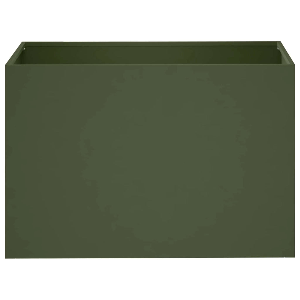 Vaso da giardino Verde Oliva 60 x 40 x 40 cm 8005686