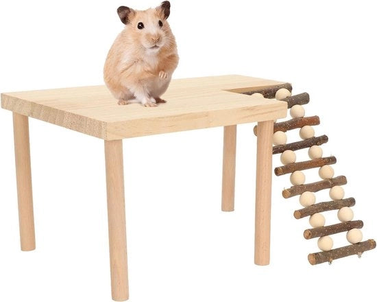 Piattaforma di accesso per gabbie in legno per accessori di gabbia per cavi, chinchilla, gerbillo, hamster