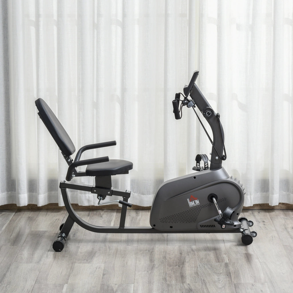 Bicicletta da camera reclinata semi-allungata magnetica ¨C zephmum ¨C nero