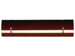 TUBO SMALTATO PER STUFE cm  50 ø 12 marrone  - SAVE