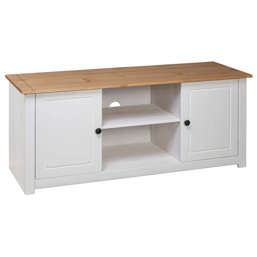 Mobile TV 120x40x50 cm in Legno Massello di Pino Panama Range cod mxl 14680