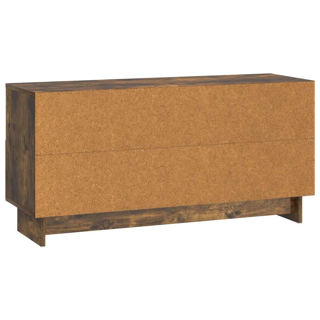 Mobile TV Rovere Fumo 102 x 34,5 x 50 cm Legno ingegnerizzato