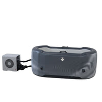 Piscina in Drop Stitch per Bagni di Ghiaccio con Kit Chiller 170x92x67A cm NetSpa Jarvi Grigio