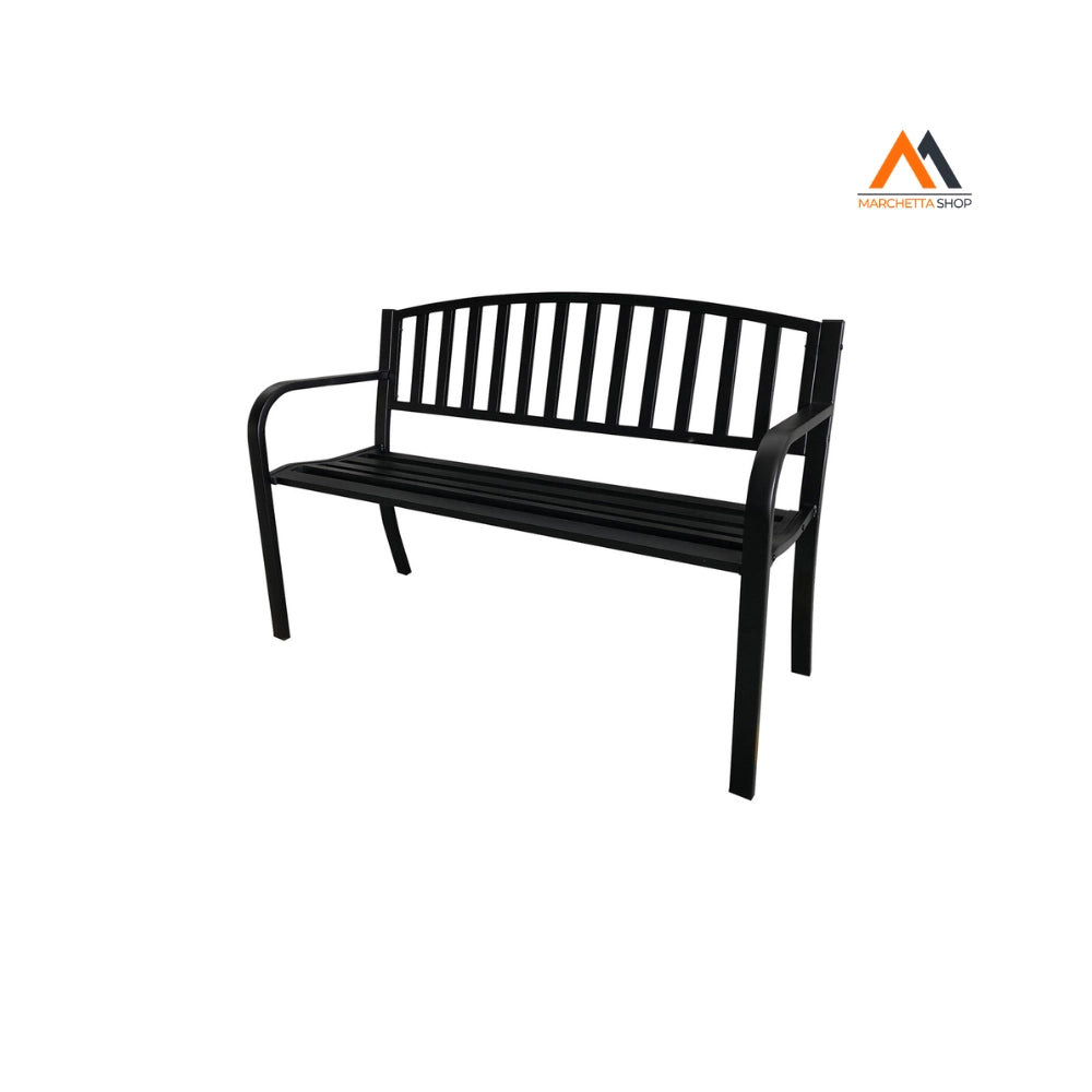 PANCHINA 'LASIN' cm. 119 x 50 x h.75 - nera