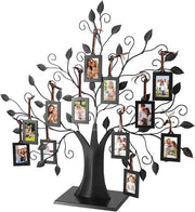 Famiglia genealogica per foto di famiglia - foto moderna - albero con cornice per foto - decorazione per la casa - albero genealogico per la storia familiare