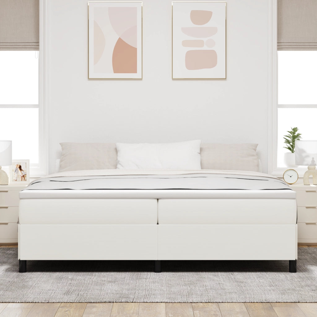 Struttura Letto  Panna Legno 200 x 200 cm