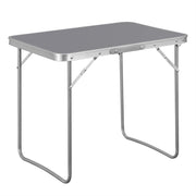 Tavolino da giardino pieghevole con gambe ripiegabili e maniglia; per campeggio e picnic; 70×60×50 cm