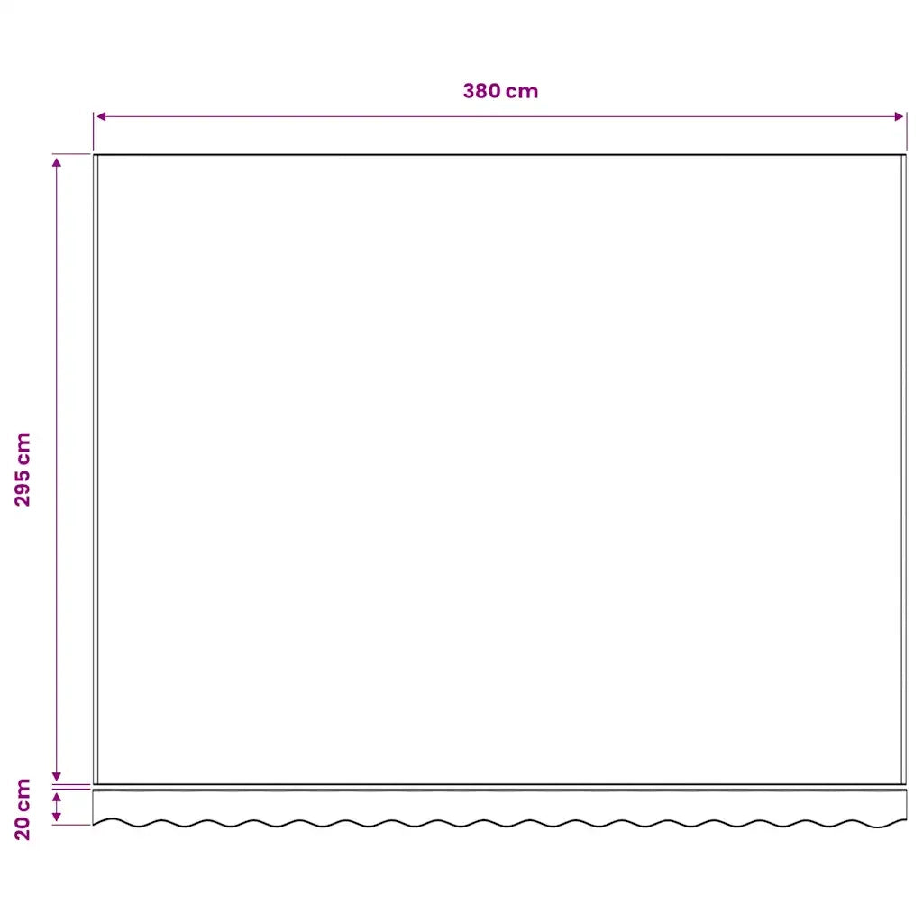 Tenda da Sole | Tenda Parasole in Tela Antracite 4x3 m