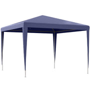 GAZEBO DA GIARDINO 3X3 M PIEGHEVOLE E PORTATILE CON COPERTURA ANTI UV BLU