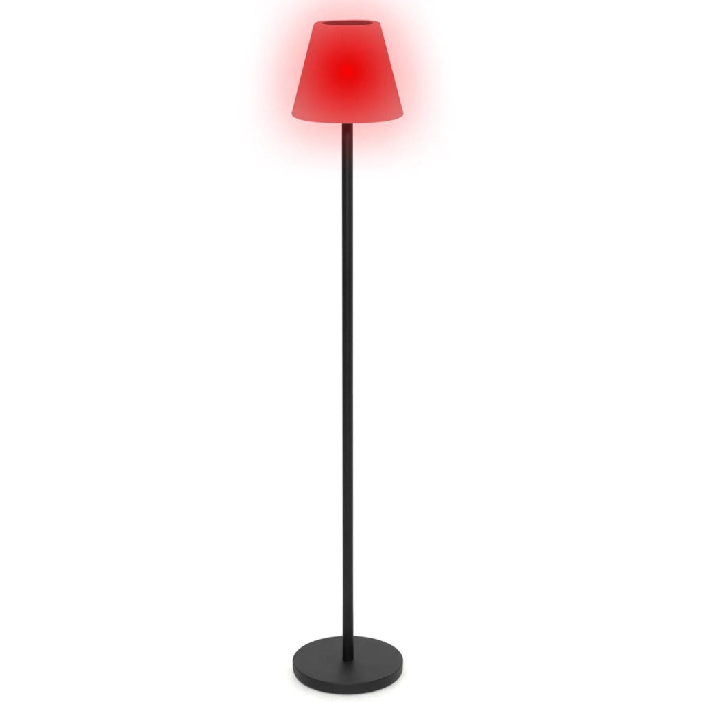 IDMarket - Lampada solare da terra per esterni con LED, altezza 150 cm