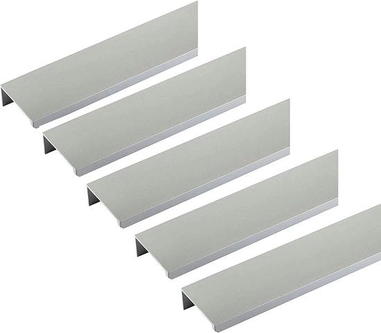 5 x Maniglie per Mobili BLANKETT Lunghezza 780 mm Cromo lista di Appendiago