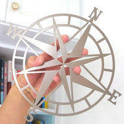 Decorazione nautica da parete grande 28CM, tema casa, soggiorno, camera da letto, ufficio, veranda, giardino, patio, decorazione da parete da appendere, arte da parete, (oro)