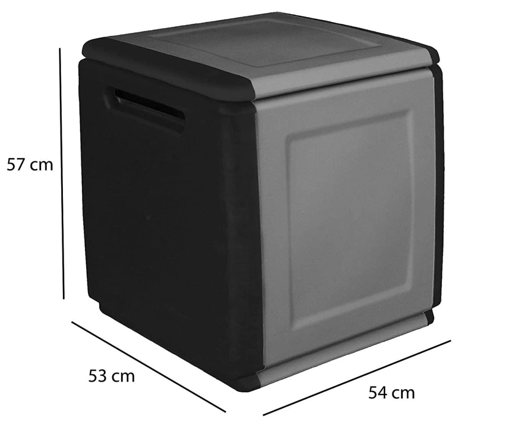 BAULE MULTIUSO IN POLIPROPILENE 54 X 53 X H57 CM 130 LITRI