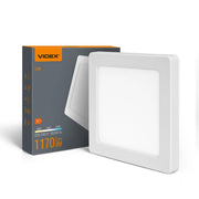 Plafoniera LED quadrata 3CCT 12W bianca Videx DL6S