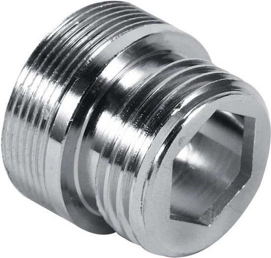 Adattatore per rubinetti - coperchio - depuratore d'acqua - aeratore - 24 mm a 15 mm - femmina - presa standard - adattatore a vite - adattatore per tubo.