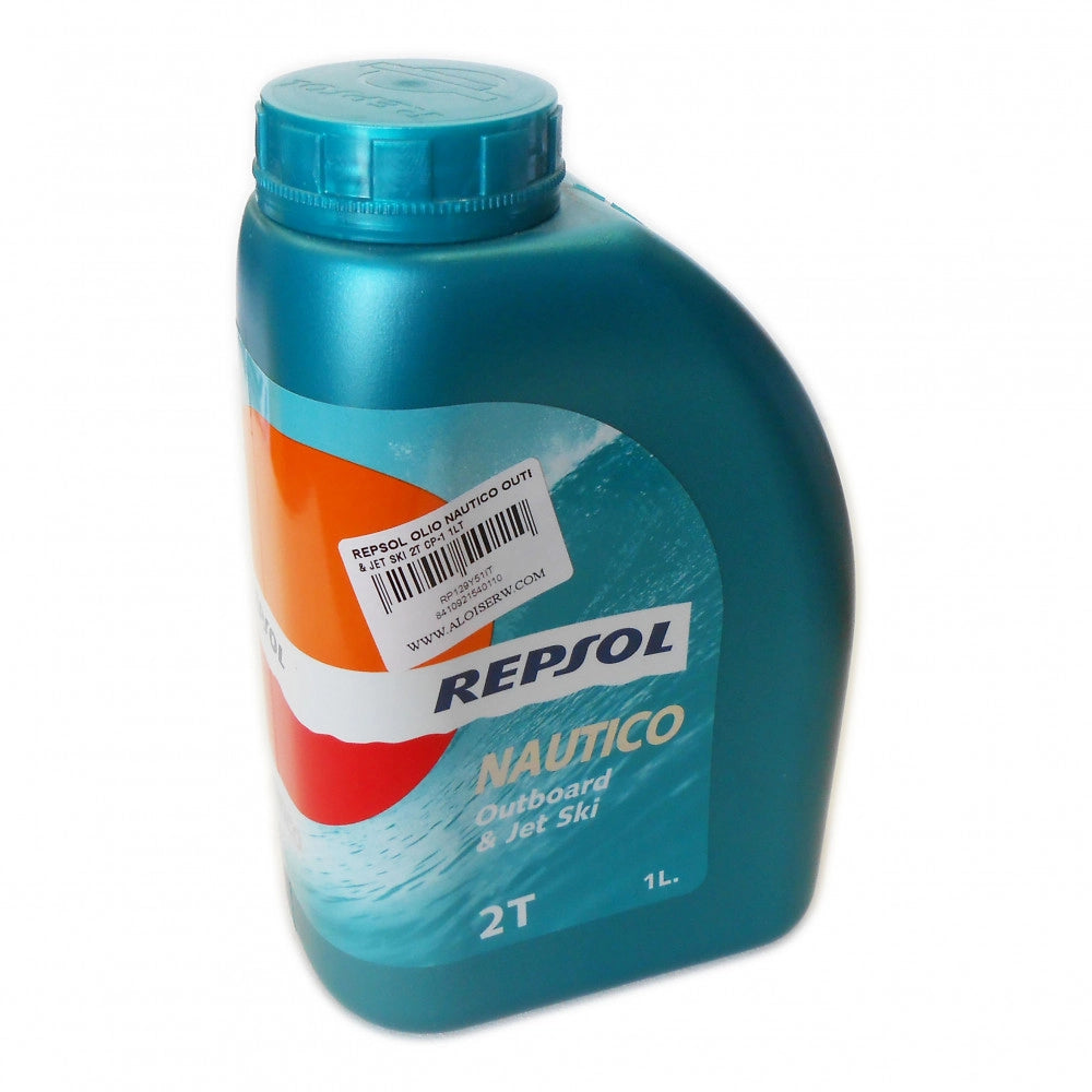 Repsol 1lt olio nautico 2t outboard & jet ski cp-1 per moto scooter d'acqua
