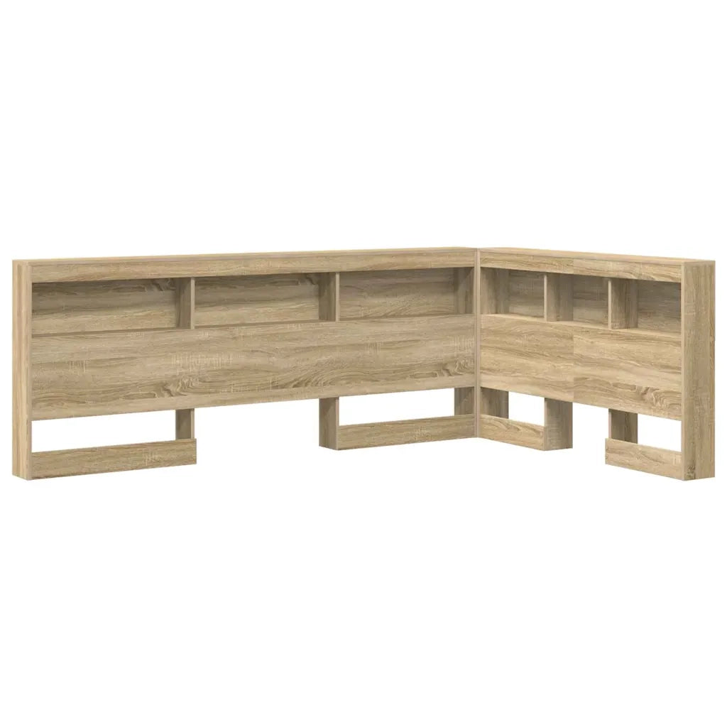 vidaXL Testata contenitore rovere sonoma 120 cm Legno multistrato