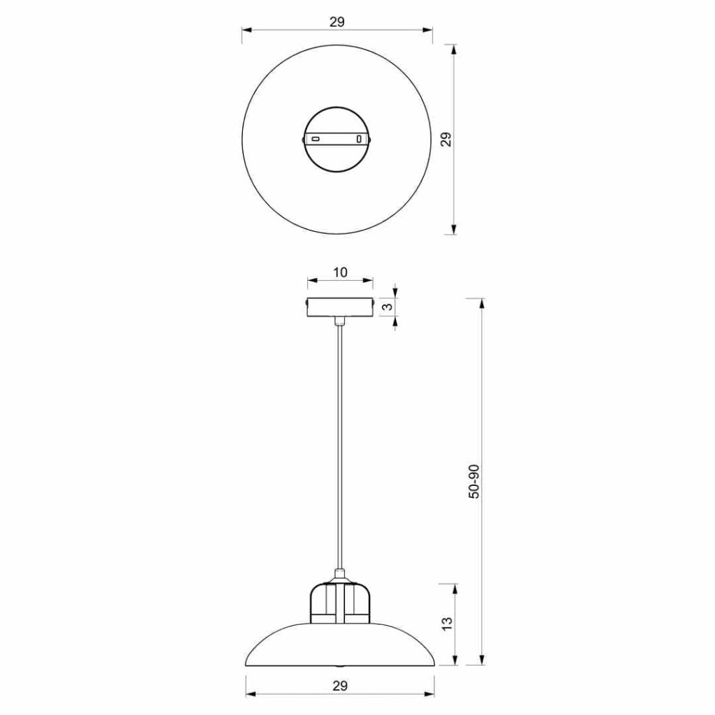 Lampadario a sospensione Milagro Felix bianco ottone Ø29