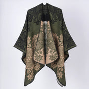 Cardigan/scialle a mantella da donna con motivo retr¨° a righe