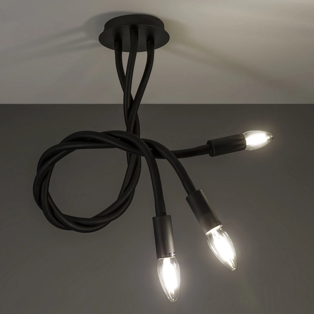 Lampadario ORIX nero