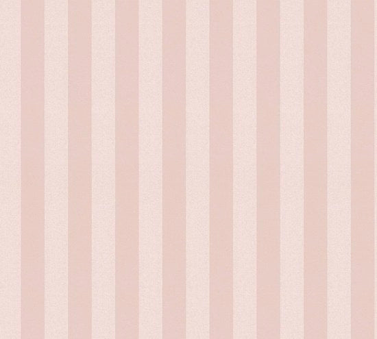 Velo di tappezzeria Romantico in stile Impero con decorazioni a strisce 10,05 m x 0,53 m rosa