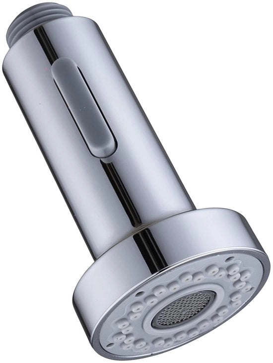 Douchekop Uittrekbaar con 2 Funzionalità - Douchekop - Maniglia da Cucina - Anti-Spat - Materiale ABS Durevole con Finitura in Acciaio Inox - Maniglia da Cucina con Sfogo