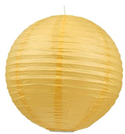 Paralume a sfera cocoon carta giallo Ø50 E27 Candellux