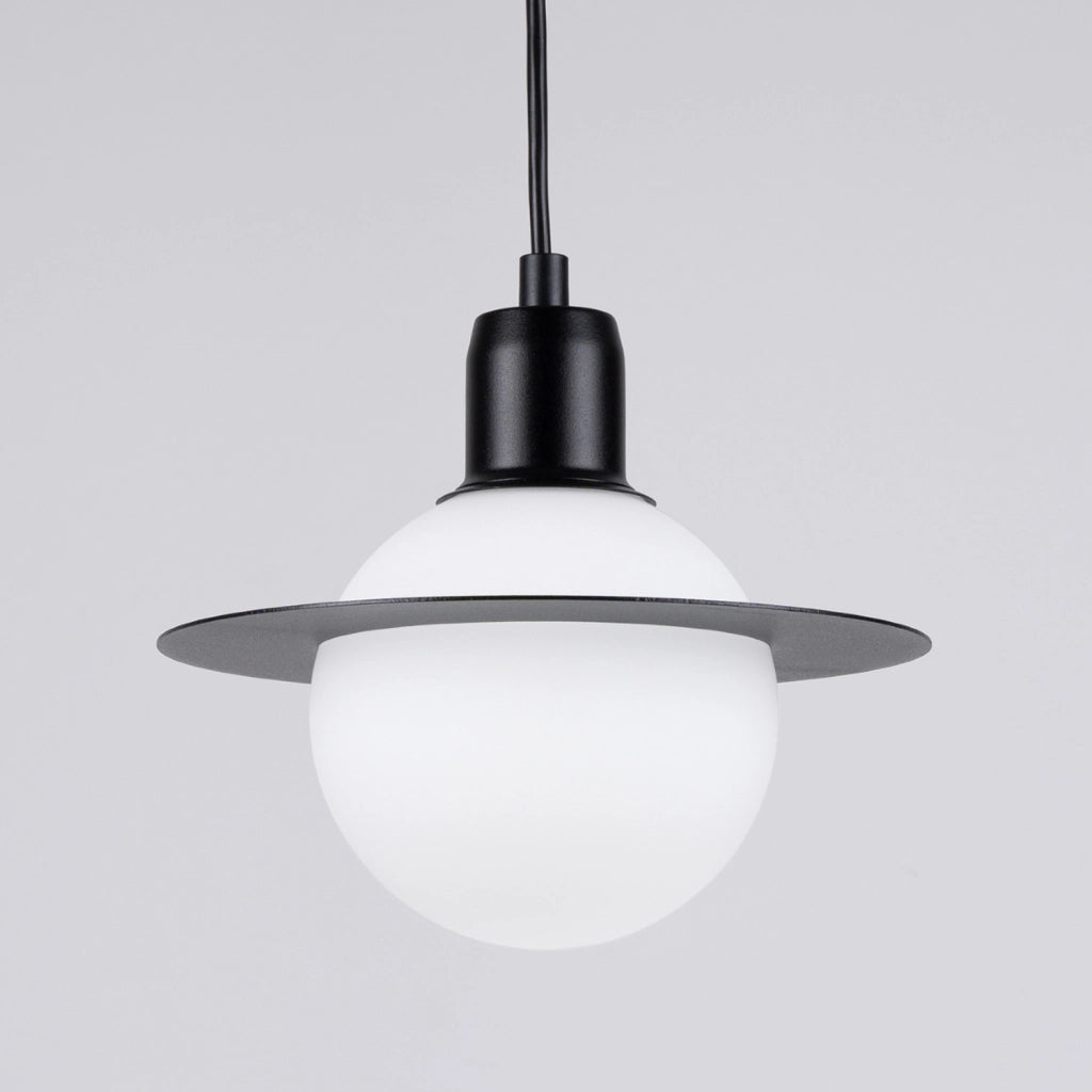 Lampada a sospensione sfera nera TITANO G9 8W Pure Lume