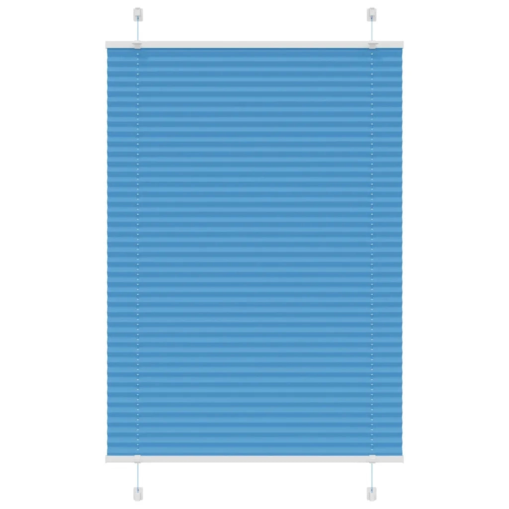 Tenda Plissettata Blu 80x100 cm Larghezza Tessuto 79,4 cm 4015173