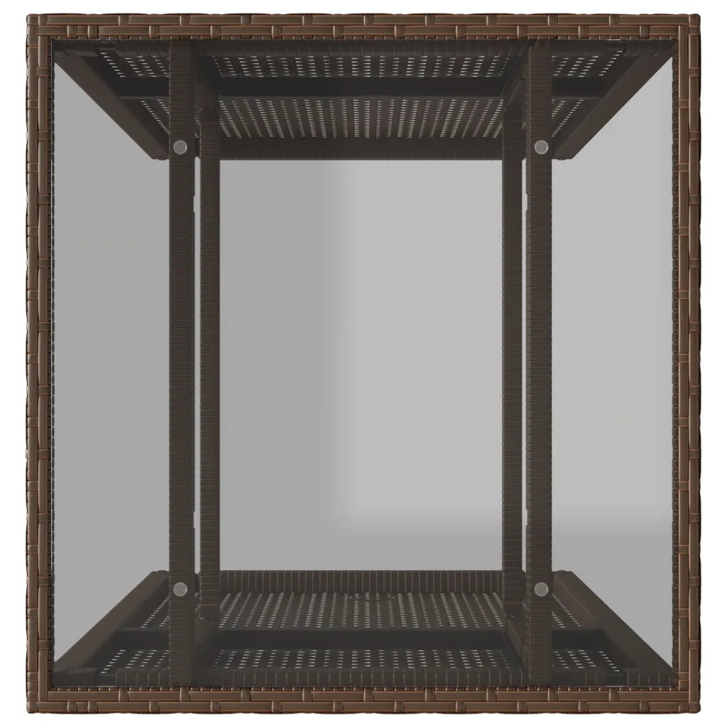 Set Bistrò 3 pz con Cuscini Marrone in Polyrattan 4003870