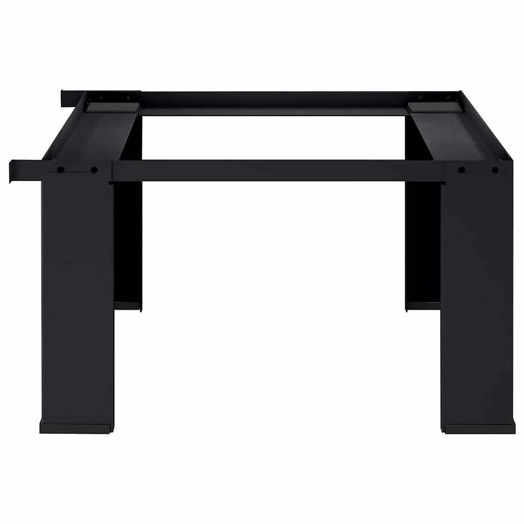 Pedestallo per Lavatrice Nero 64 x 55 x 32,5 cm Acciaio 42022033