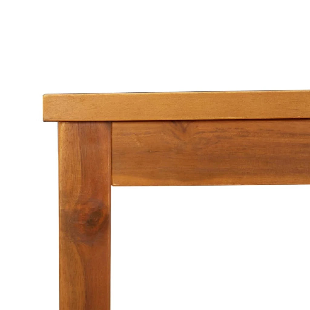 Panca da giardino mobili da esterno terrazza 110 x 35 x 45 cm legno massello di acacia 02_0011172